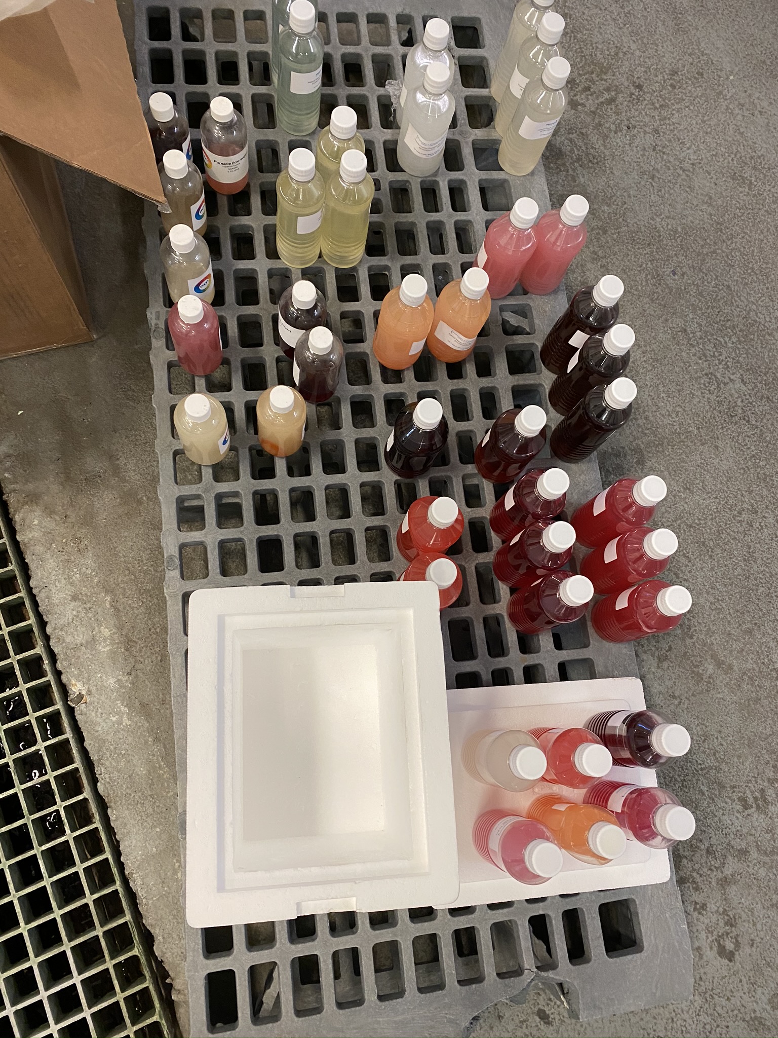 Beverage test batches